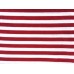 Maroon White Striped Infinity Jersey Knit Scarf