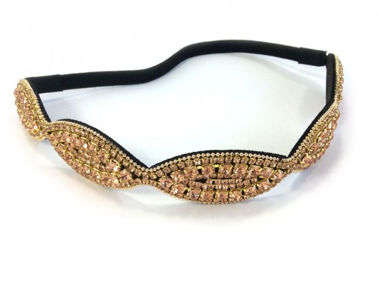 LCT Crystal Wavy Stretch Headband LCT Crystal Wavy Stretch Headband