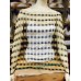 Black & Gold Checker Shimmer Poncho