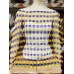 Purple & Gold Checker Shimmer Poncho