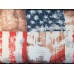 Red White Blue War Torn American Flag Oblong Scarf