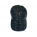 Black Crystals Purple Ball Cap