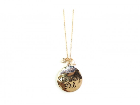 Gold Kentucky Girl Necklace