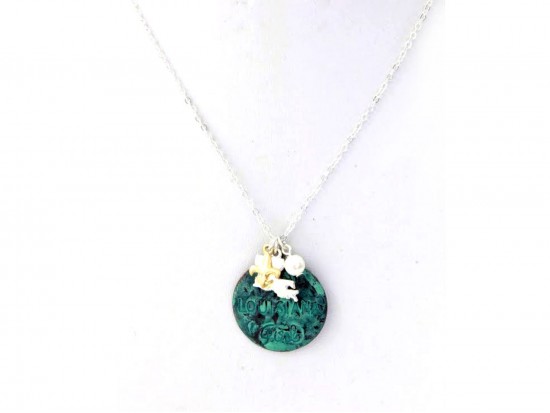 Patina Louisiana Girl Necklace