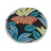 Multi Flowers Leaves Round Beach Blanket Multi Flowers Leaves Round Beach Blanket