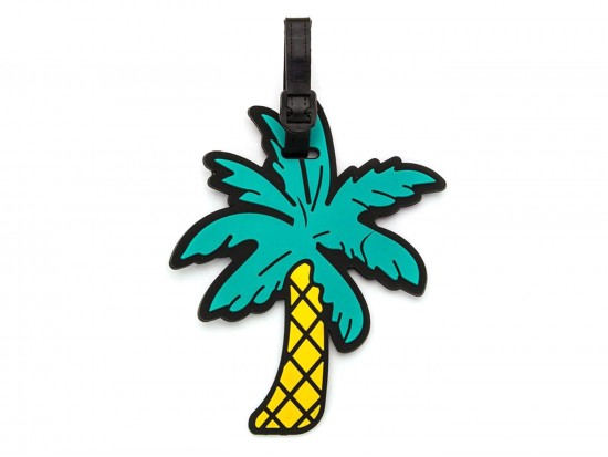 Palm Tree Silicon Luggage Tag