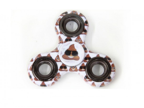 Emoji Poop Print Fidget Spinners