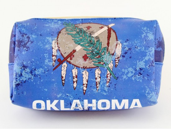 Blue Indian Oklahoma Vinyl Bag Accessory Blue Indian Oklahoma Vinyl Bag Accessory