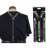 Mardi Gras Sequin Suspenders