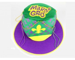 Mardi Gras Fleur De Lis Party Hat