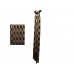 Black Gold Checker Oblong Scarf