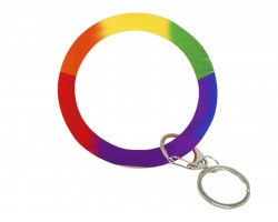 Multi Color Silicon Bangle Key Chain