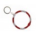 Red White Crystal Bangle Key Chain