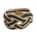 Black Gold 2 Knot Mesh Magnetic Bracelet