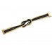 Black Gold Knot Mesh Magnetic Bracelet