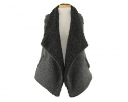 Black Sleeveless Vest
