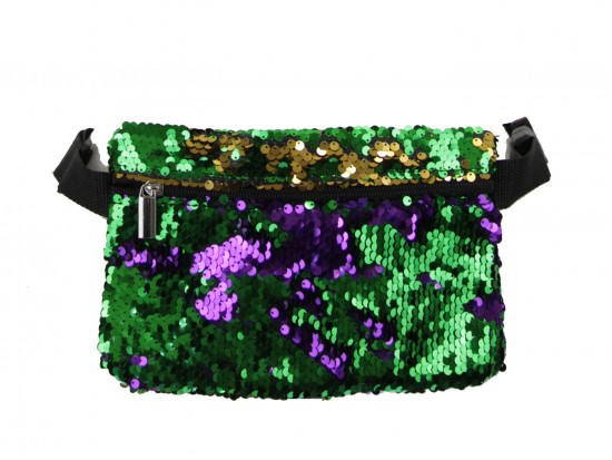 Mardi Gras Sequin Fanny Pack