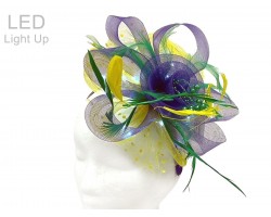 Mardi Gras Bouquet LED Light Up Headband Hat