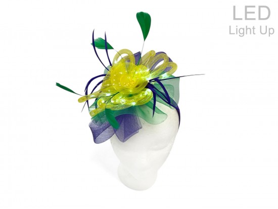 Mardi Gras Bouquet LED Light Up Headband