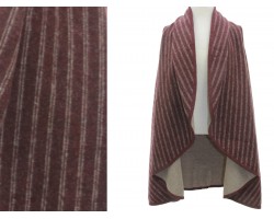 Stripe Pattern Poncho