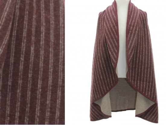 Stripe Pattern Poncho