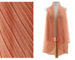 Coral Orange Stripe Kimono