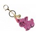 Pink Crystal Pig Puffy Keychain Pink Crystal Pig Puffy Keychain