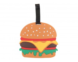 Hamburger Silicone Luggage Tag