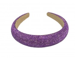 Purple Crystal Hard Headband
