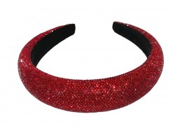Red Crystal Hard Headband