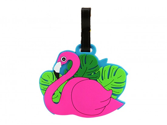 Pink Flamingo Silicone Luggage Tag Pink Flamingo Silicone Luggage Tag