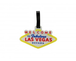 Las Vegas Sign Silicone Luggage Tag