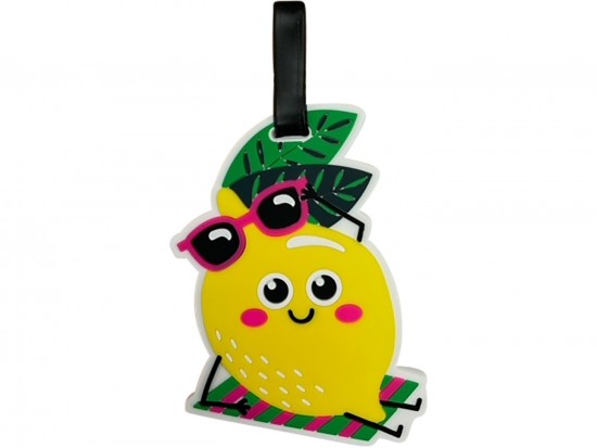 Yellow Lemon Silicone Luggage Tag Yellow Lemon Silicone Luggage Tag