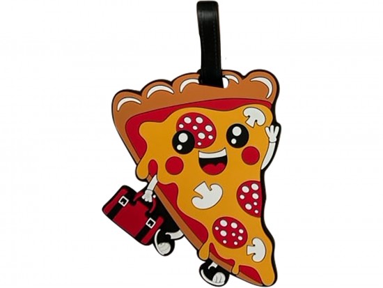 Pizza Travel Silicone Luggage Tag