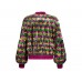Mardi Gras Sequin Diamond Jacket with Pockets Mardi Gras Sequin Diamond Jacket with Pockets