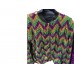 Mardi Gras Sequin Chevron Jacket with Pockets