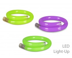 Mardi Gras LED Light-Up Wrap Bracelet 3pc Set