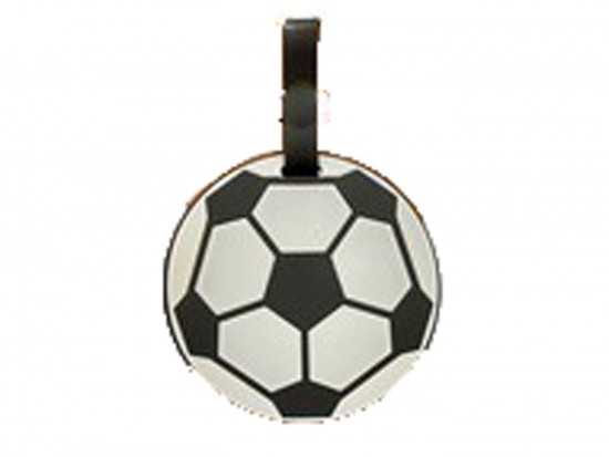 Black White Soccer Ball Silicone Luggage Tag Black White Soccer Ball Silicone Luggage Tag