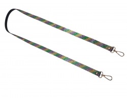Mardi Gras Crystal Stripe Purse Strap