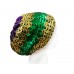 Mardi Gras Sequin Slouchy Beanie Cap