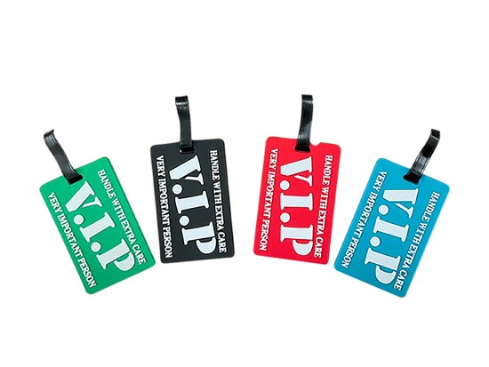 Assorted VIP Silicone Luggage Tag Assorted VIP Silicone Luggage Tag
