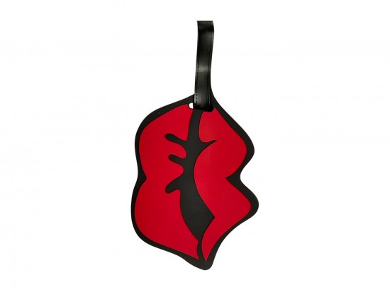 Red Kiss Lips Silicone Luggage Tag Red Kiss Lips Silicone Luggage Tag