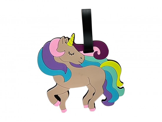 Multi Unicorn Silicone Luggage Tag Multi Unicorn Silicone Luggage Tag