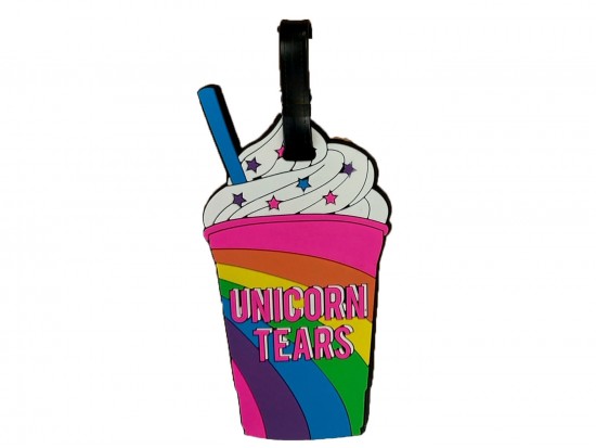 Multi Unicorn Tears Ice Cream Silicone Luggage Tag Multi Unicorn Tears Ice Cream Silicone Luggage Tag