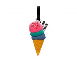 Multi Ice Cream Cone Silicone Luggage Tag