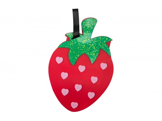 Red Strawberry Silicone Luggage Tag Red Strawberry Silicone Luggage Tag