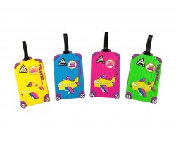 Assorted Suitcases Silicone Luggage Tag