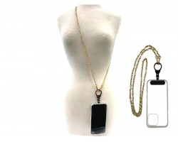 Gold Crossbody Chain Phone Attachment Strap