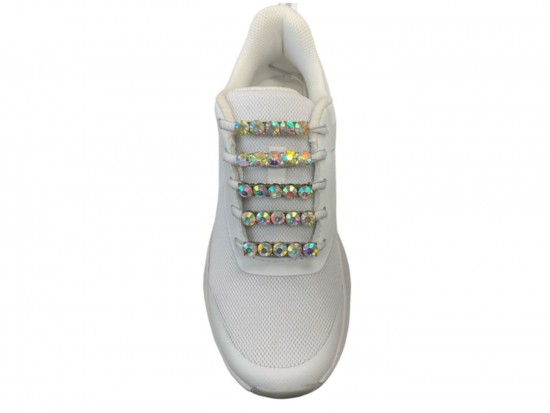 AB Crystal Shoelace Charm 12pc Set