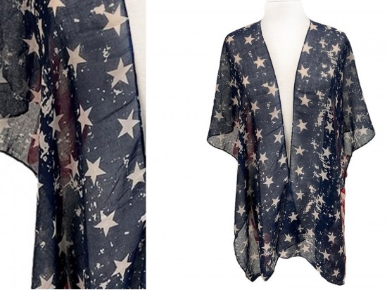 USA Star Theme Kimono USA Star Theme Kimono